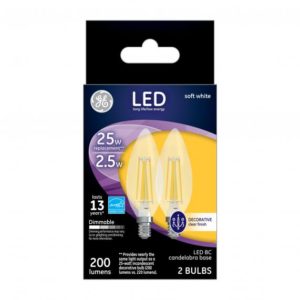GE LED Soft White 25w , BC